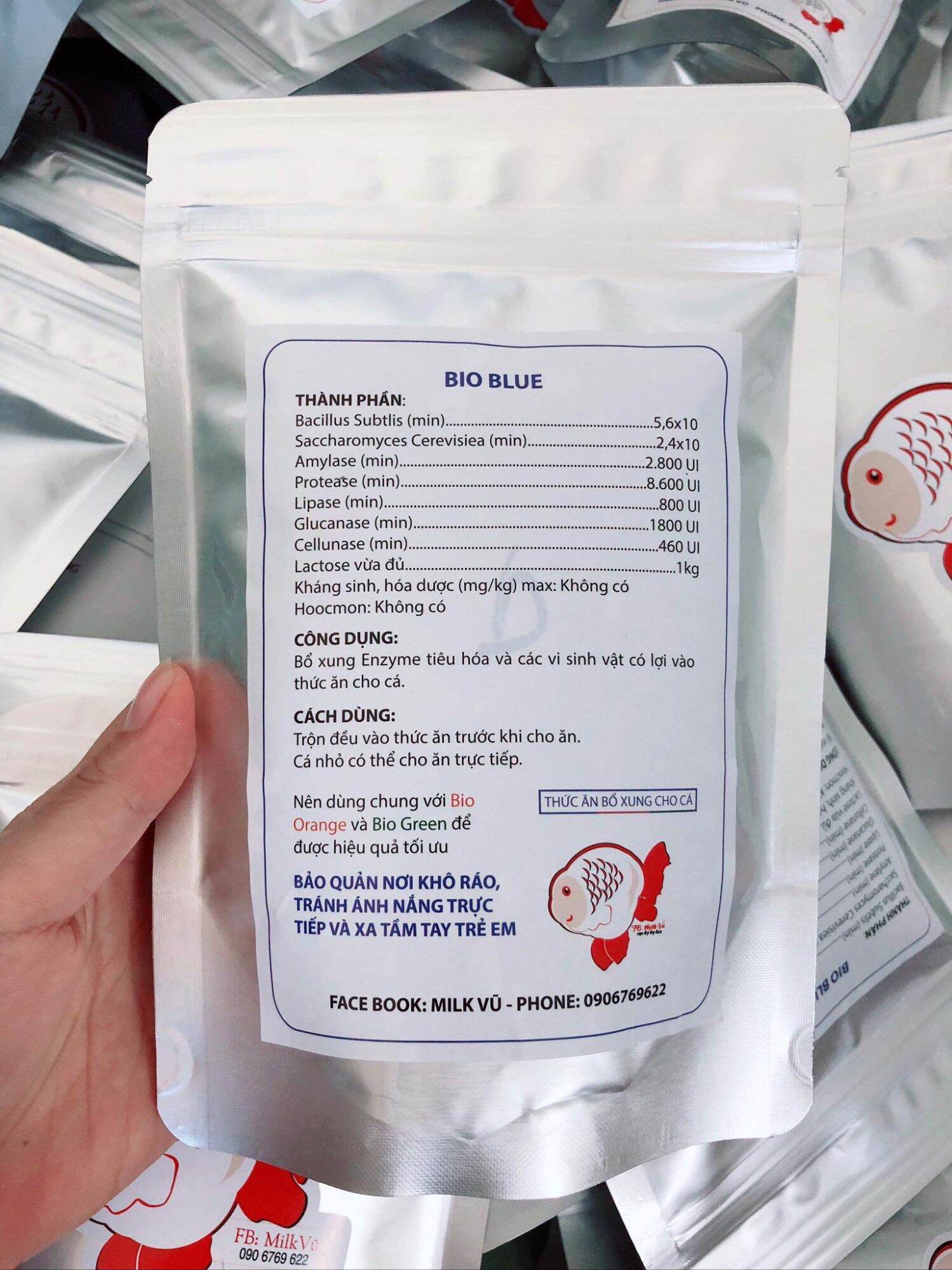 Bio Blue men tiêu hóa cho cá cảnh