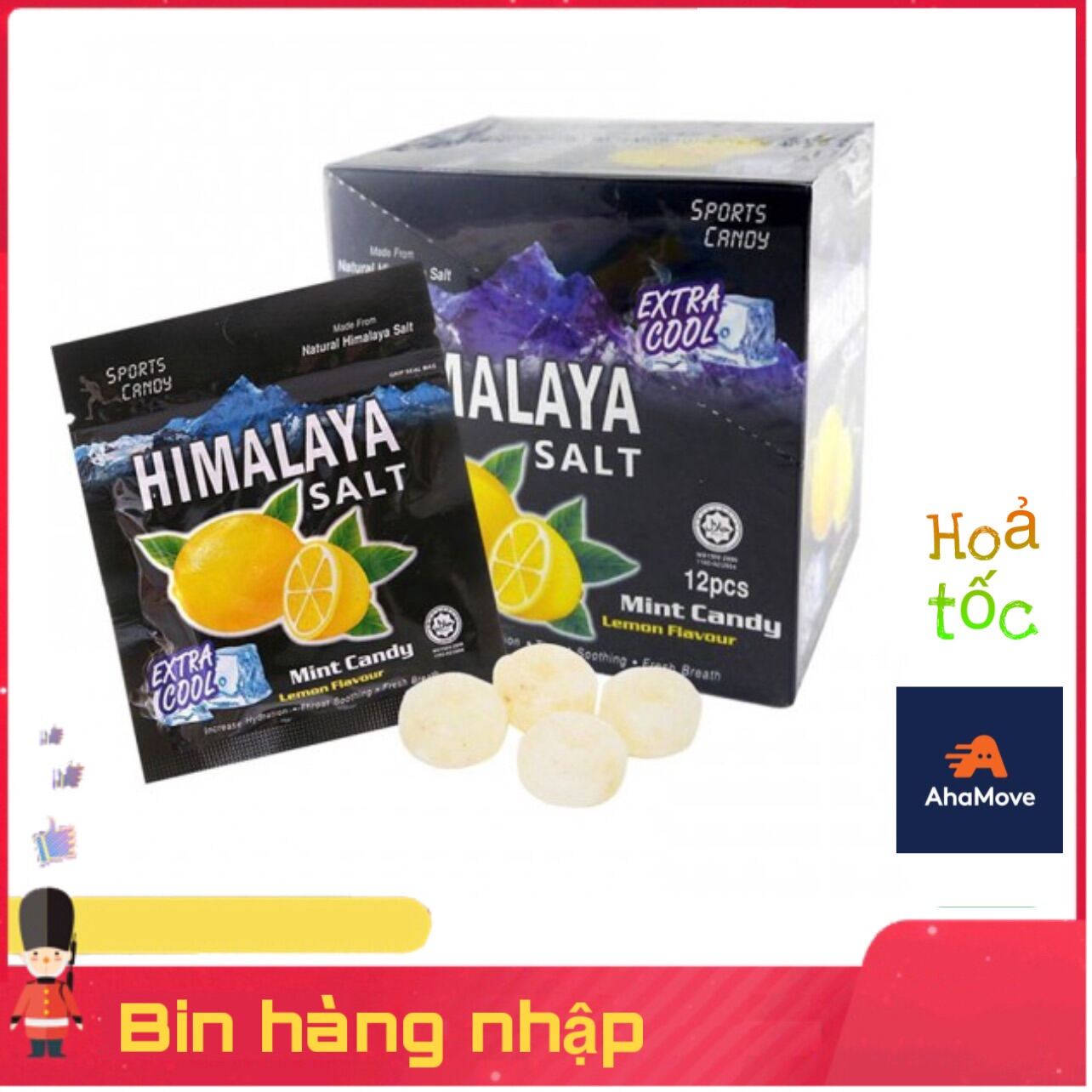 Combo 6 hộp kẹo chanh muối Himalaya