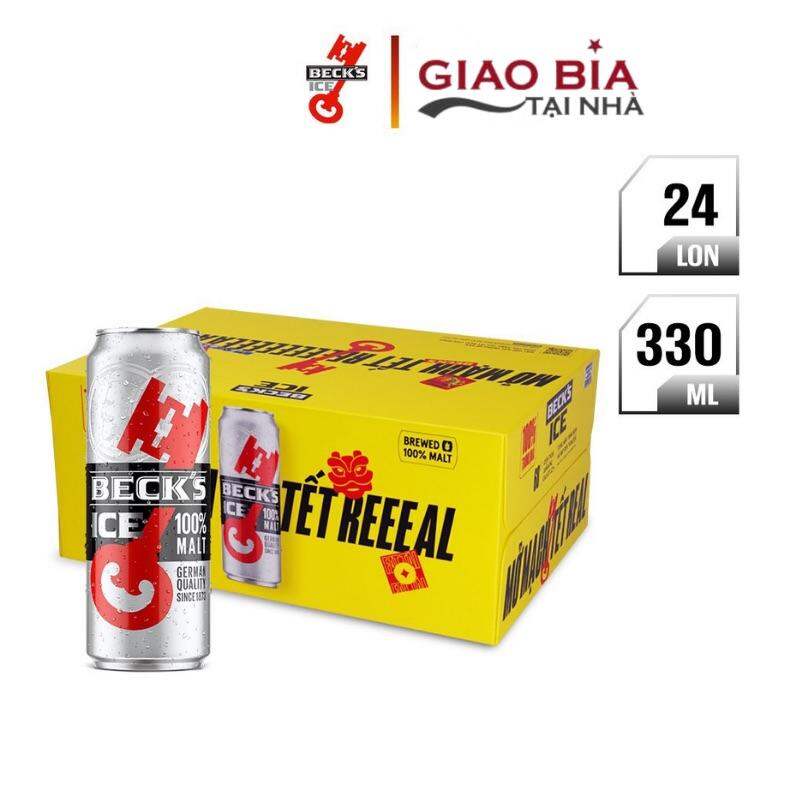 Bia Beck's Ice 33ml x 24 Lon Bia Đức bán chạy nhất Thế Giới | Chính Hãng