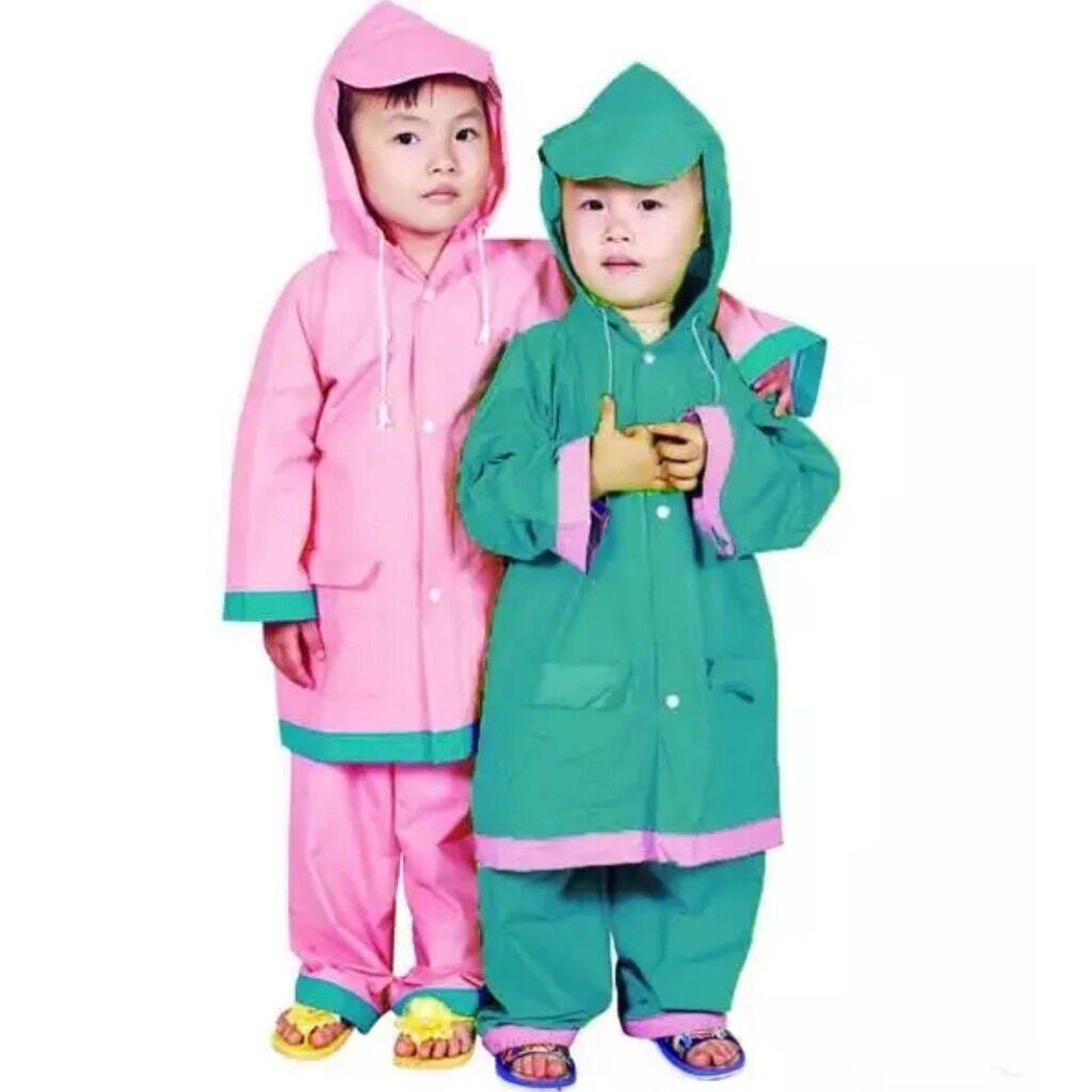 Áo mưa bộ cho bé từ 2-6 tuổi