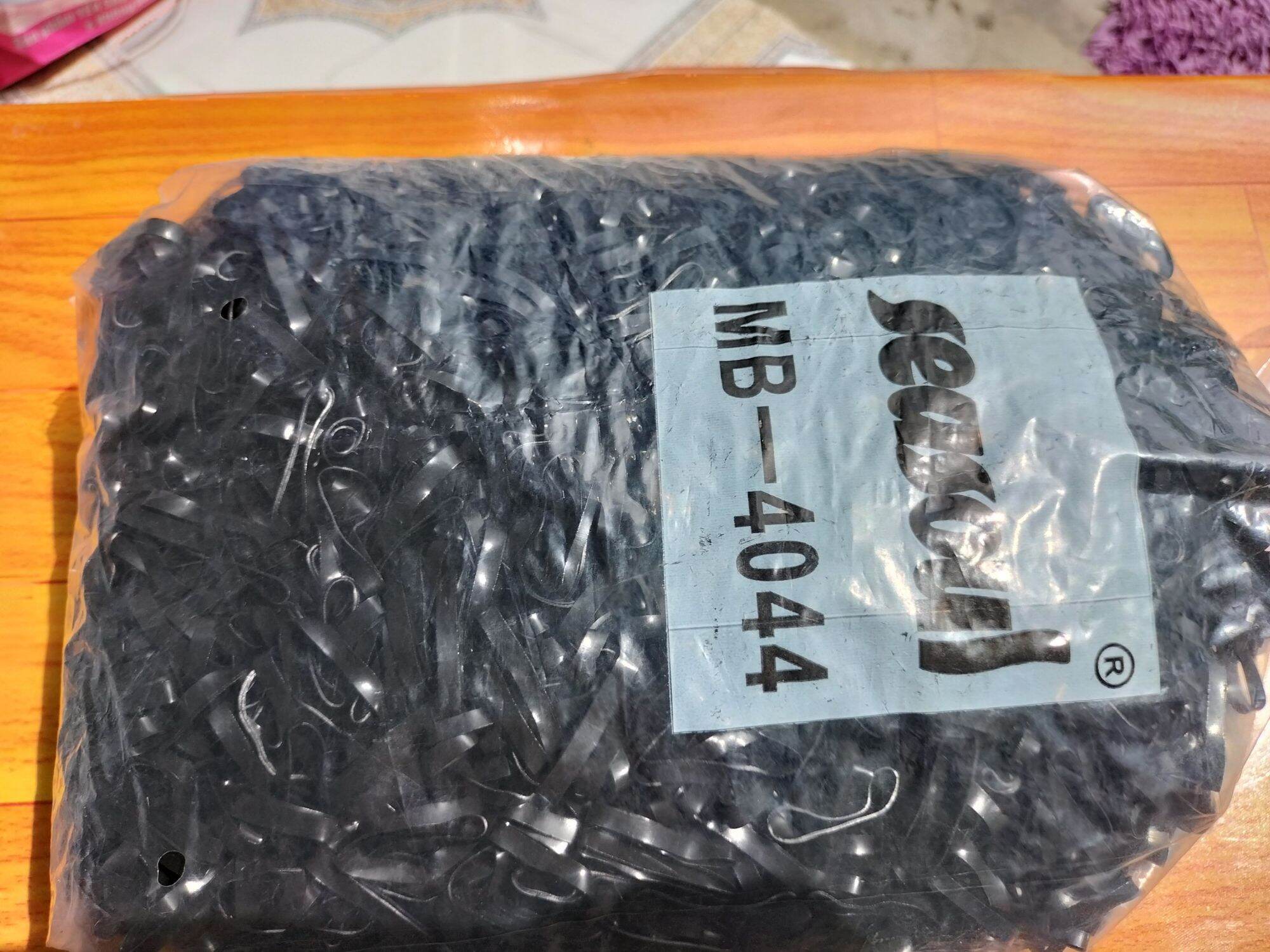Dây thun, chun đen , chun màu loại lớn cột tóc 100g
