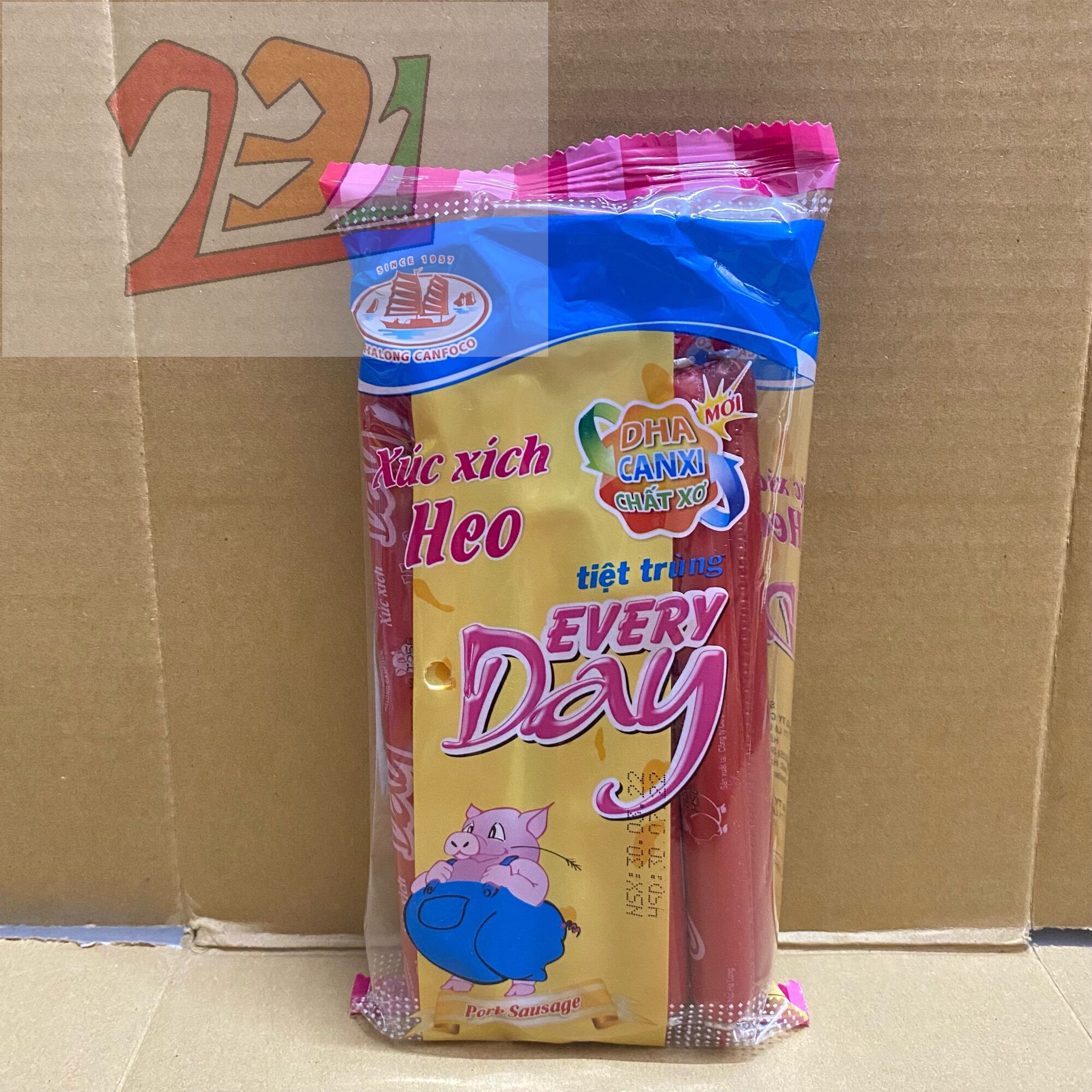 Túi Xúc Xích Heo Tiệt Trùng Ăn Liền Everyday