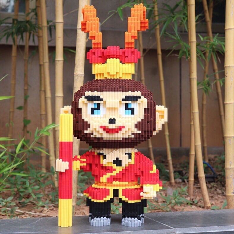 Lego lắp ghép nhân vật Tôn Ngộ Không trong Tây Du Ký