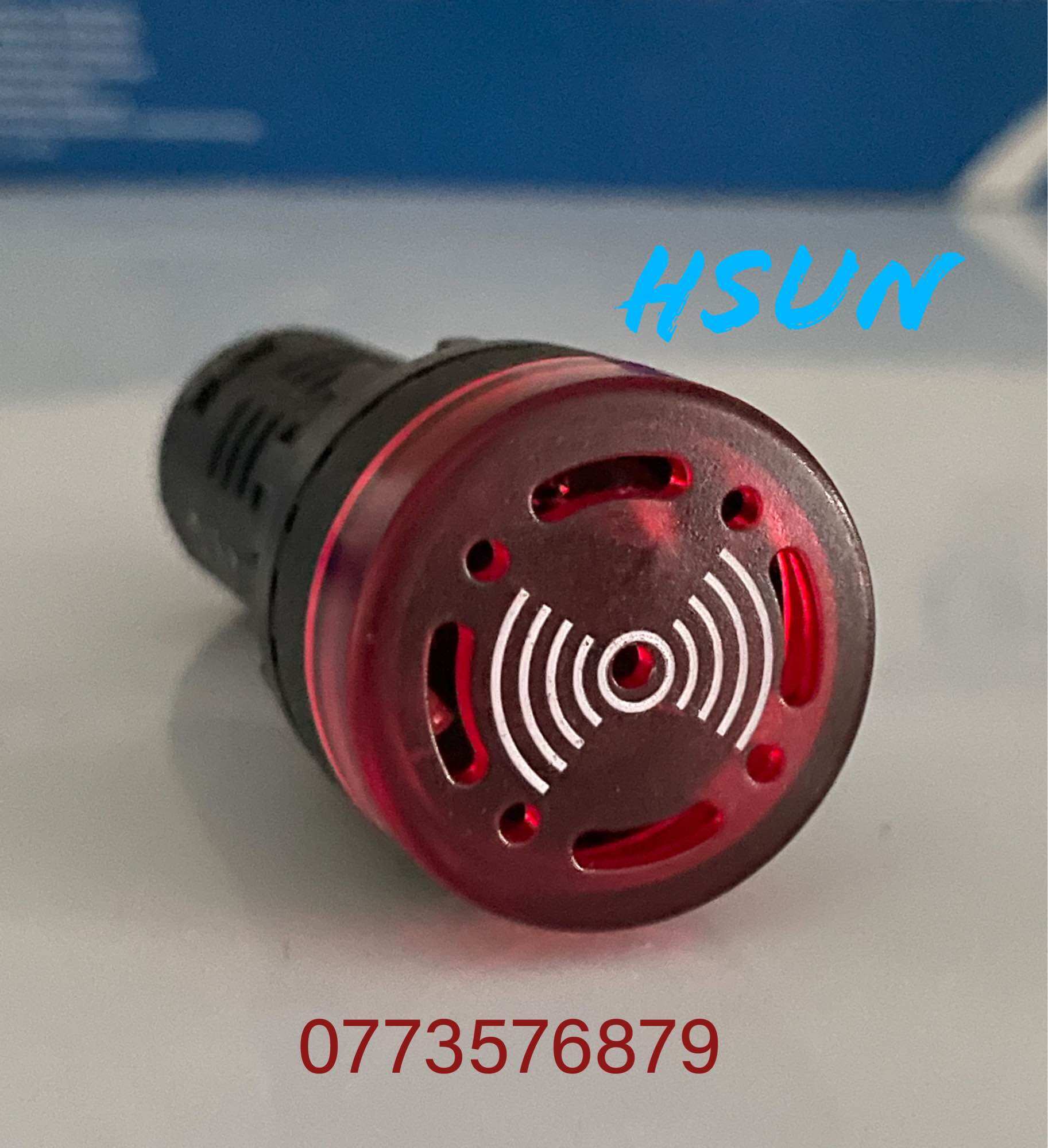 Còi cảnh báo ad16-22sm 220v ac/dc màu xanh, đỏ có đèn