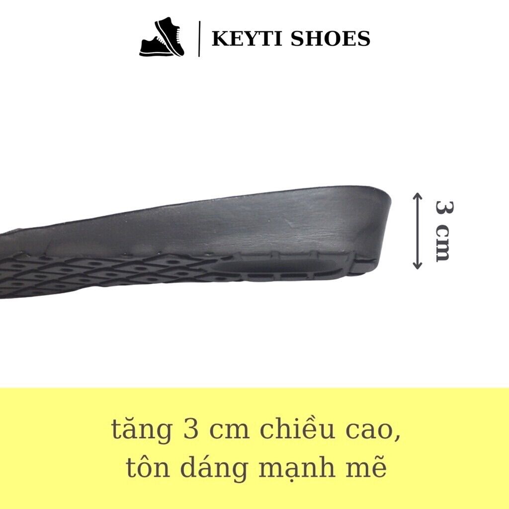 Lót giày tăng chiều cao, tăng 3cm- (số lượng: 1 đôi)