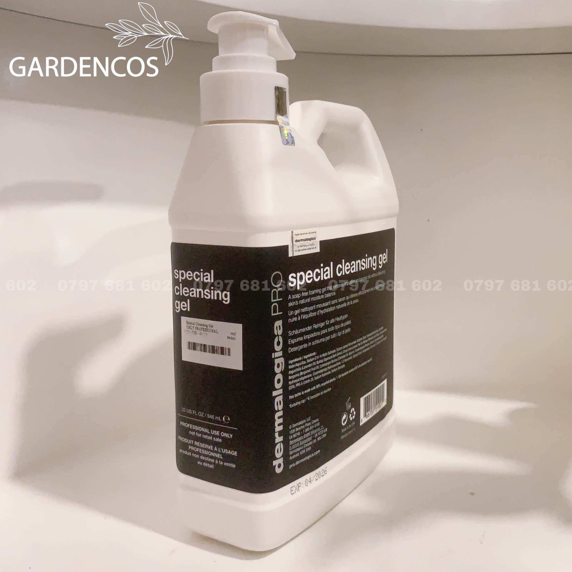 [SIZE CHUYÊN NGHIỆP]Sữa Rửa Mặt Dermalogica Special Cleansing Gel 946ml