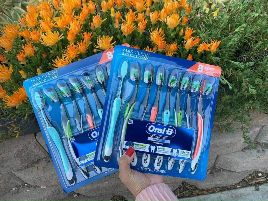 Set bàn chải Oral b 8 cây Mỹ