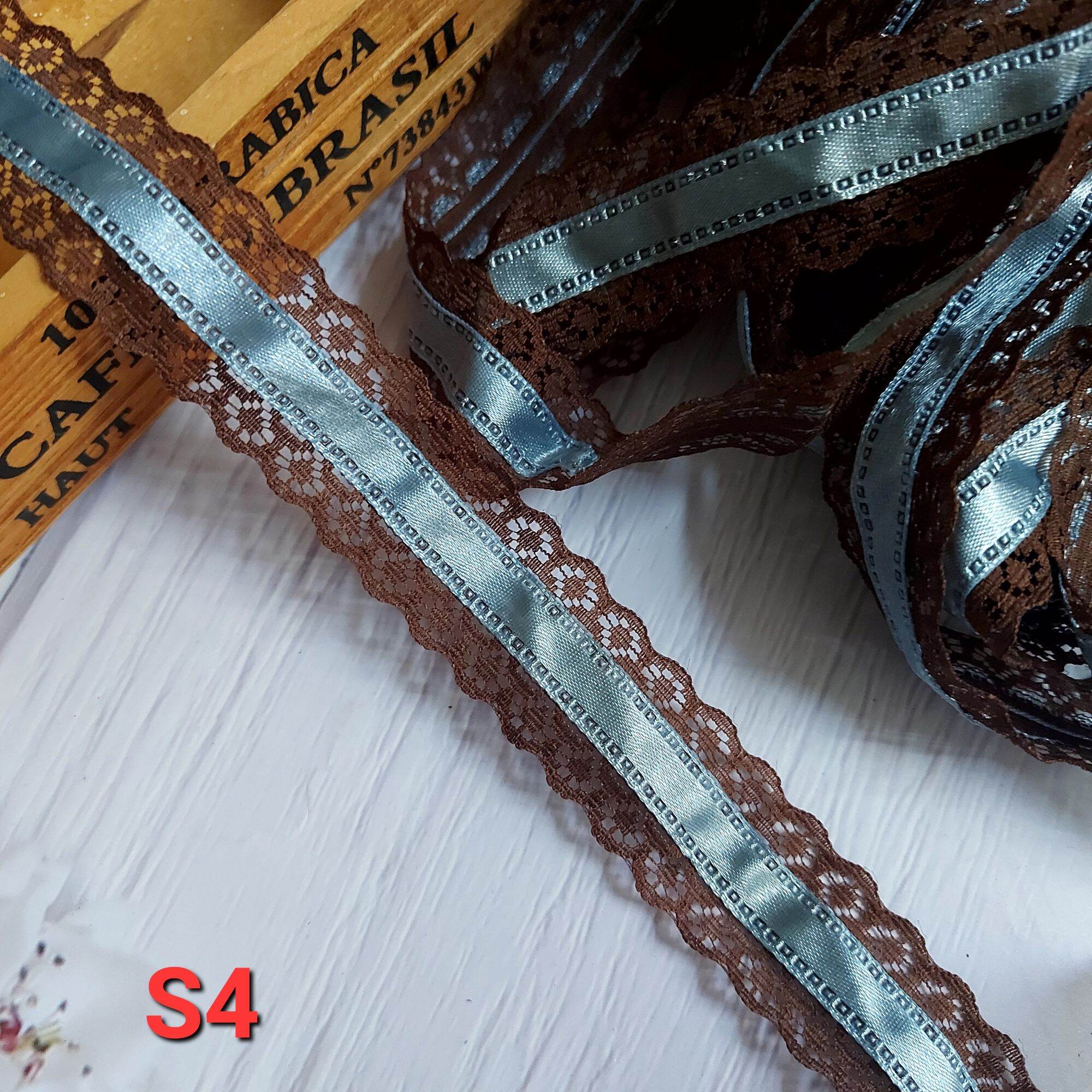 (DÂY 5 MÉT) REN LƯỚI POLY MỀM  , PHỤ KIỆN MAY VÁ, BẢN RỘNG 3 CM.