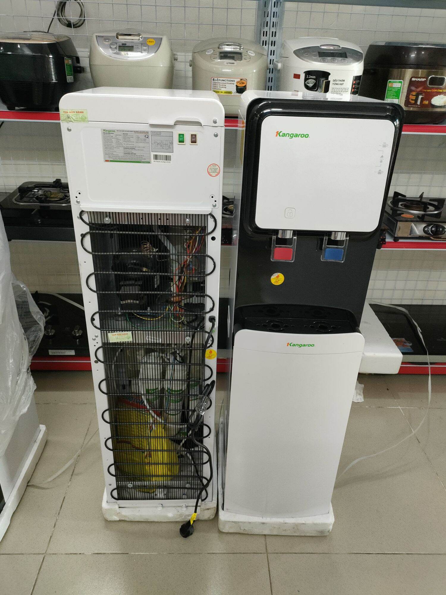 Thông số kỹ thuật Máy lọc nước RO nóng lạnh Kangaroo KG61A3 5 lõi