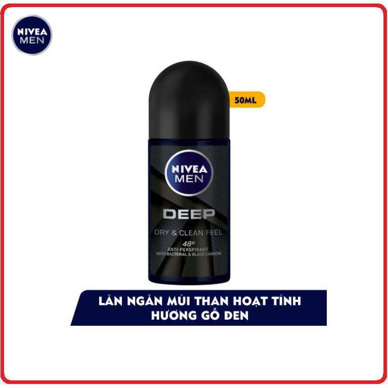 Lăn Ngăn Mùi NIVEA MEN Chai (50ml)