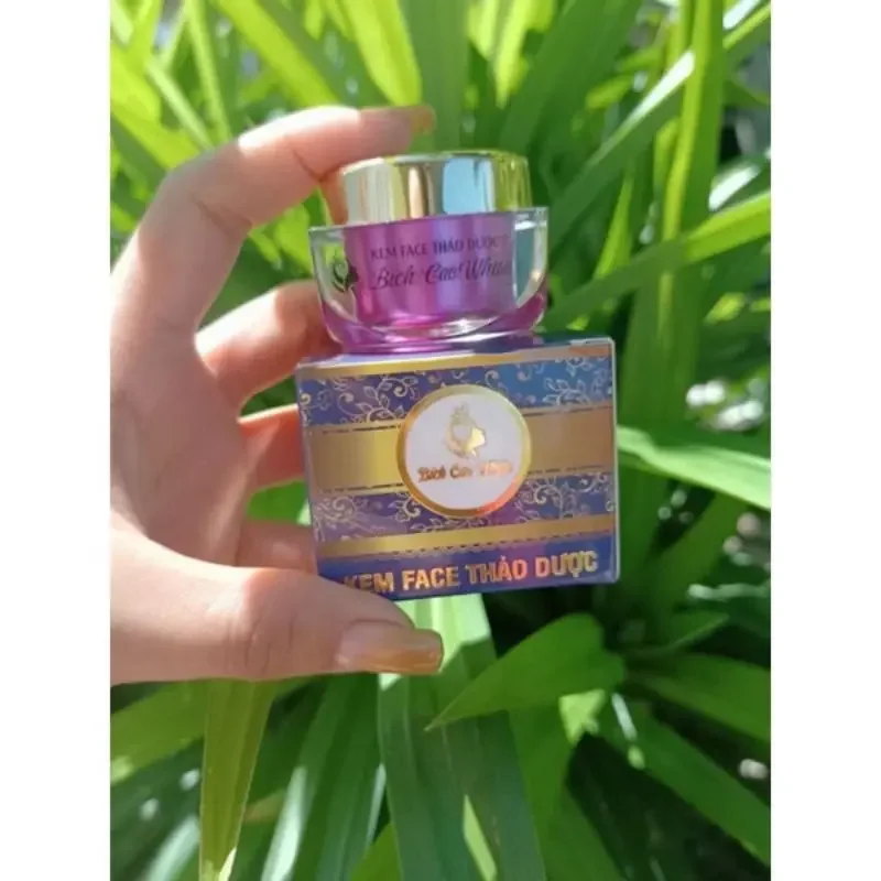 Kem face tím thảo dược Bích Cao White
