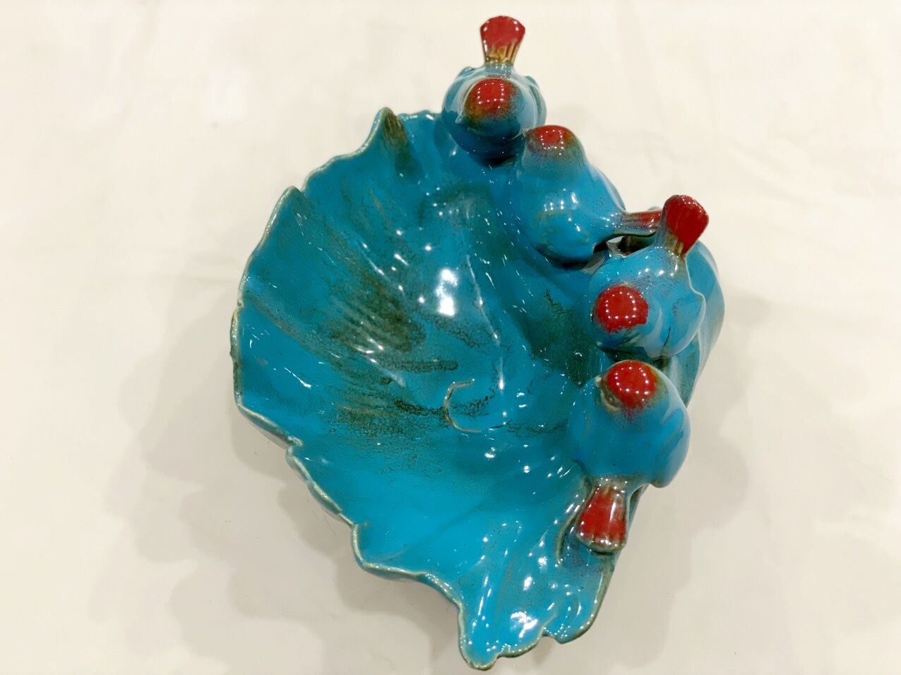 Bird and Leaf Shaped Plate Tray