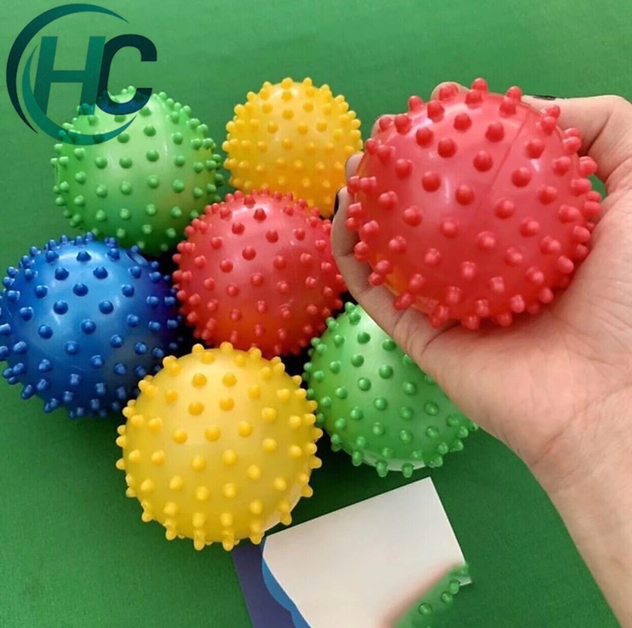 [CHÍNH HÃNG] Banh Gai Tập Cơ Tay Mẫu Tròn (Đường Kính 7.5cm)