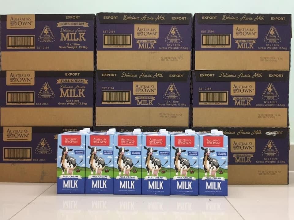 Sữa tươi Úc nguyên kem Australia s Own Full cream Milk thumbnail