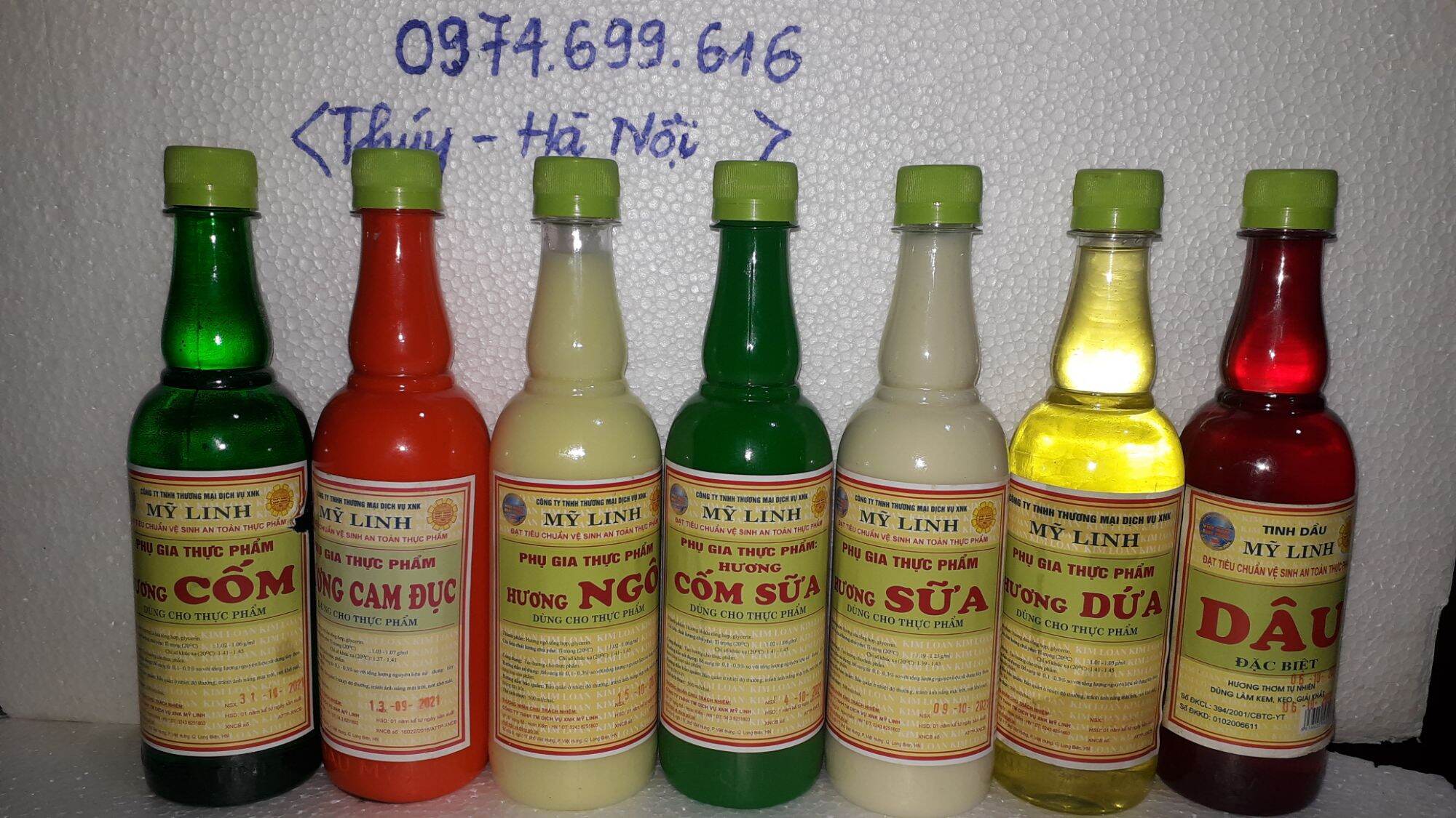 Hương dứa chai 500g ( Hương khóm)
