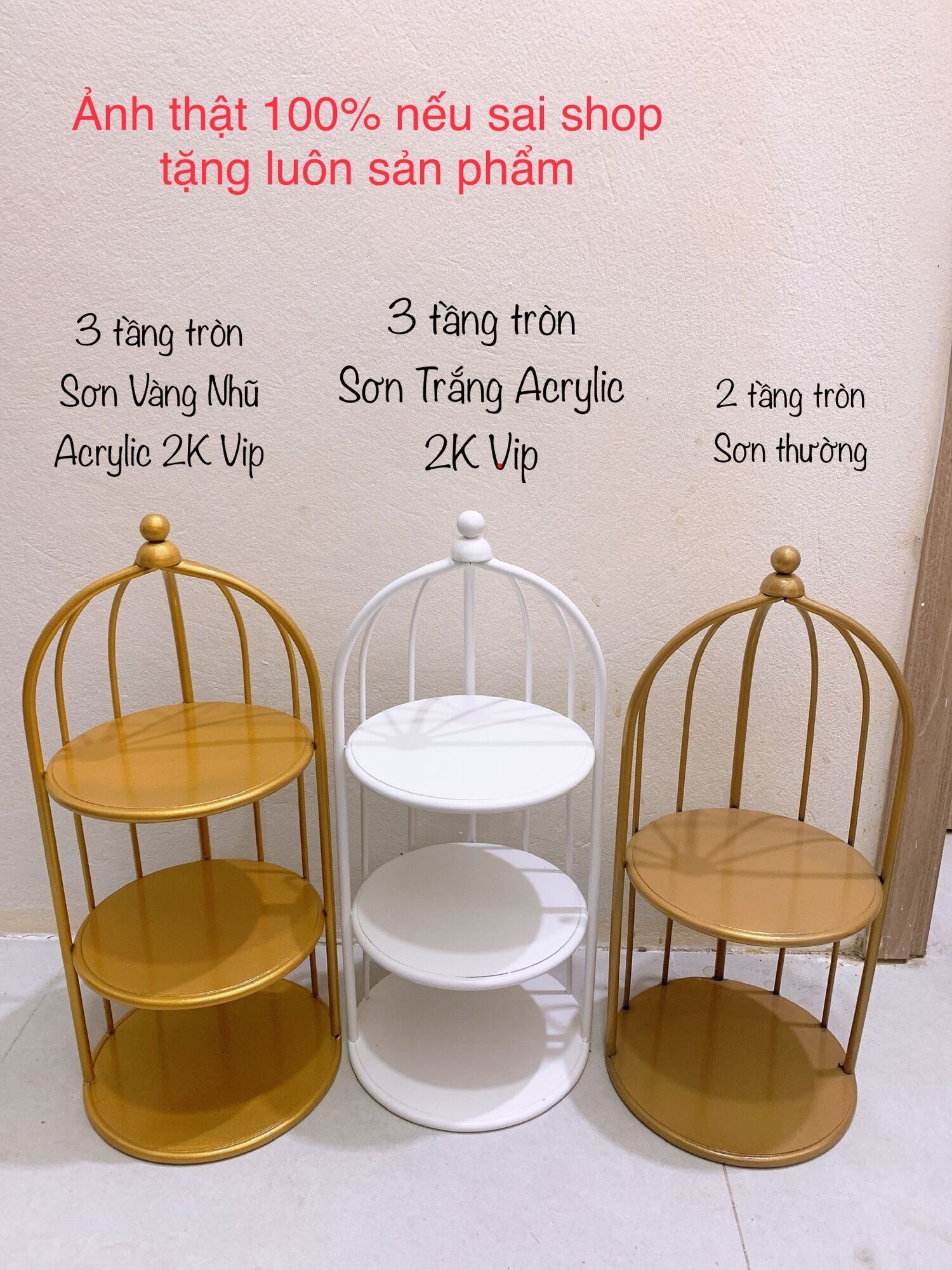 kệ mỹ phẩm lồng  🔥(𝗛𝗮̀𝗻𝗴 𝗫𝗶̣𝗻 - 𝗦𝗶𝗲̂𝘂 𝗦𝗮𝗻𝗴)🔥 , kệ đựng mỹ phẩm để bàn