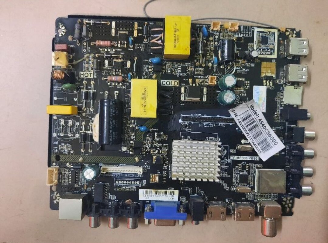 Bo mạch tivi smart Asanzo 40CS6000