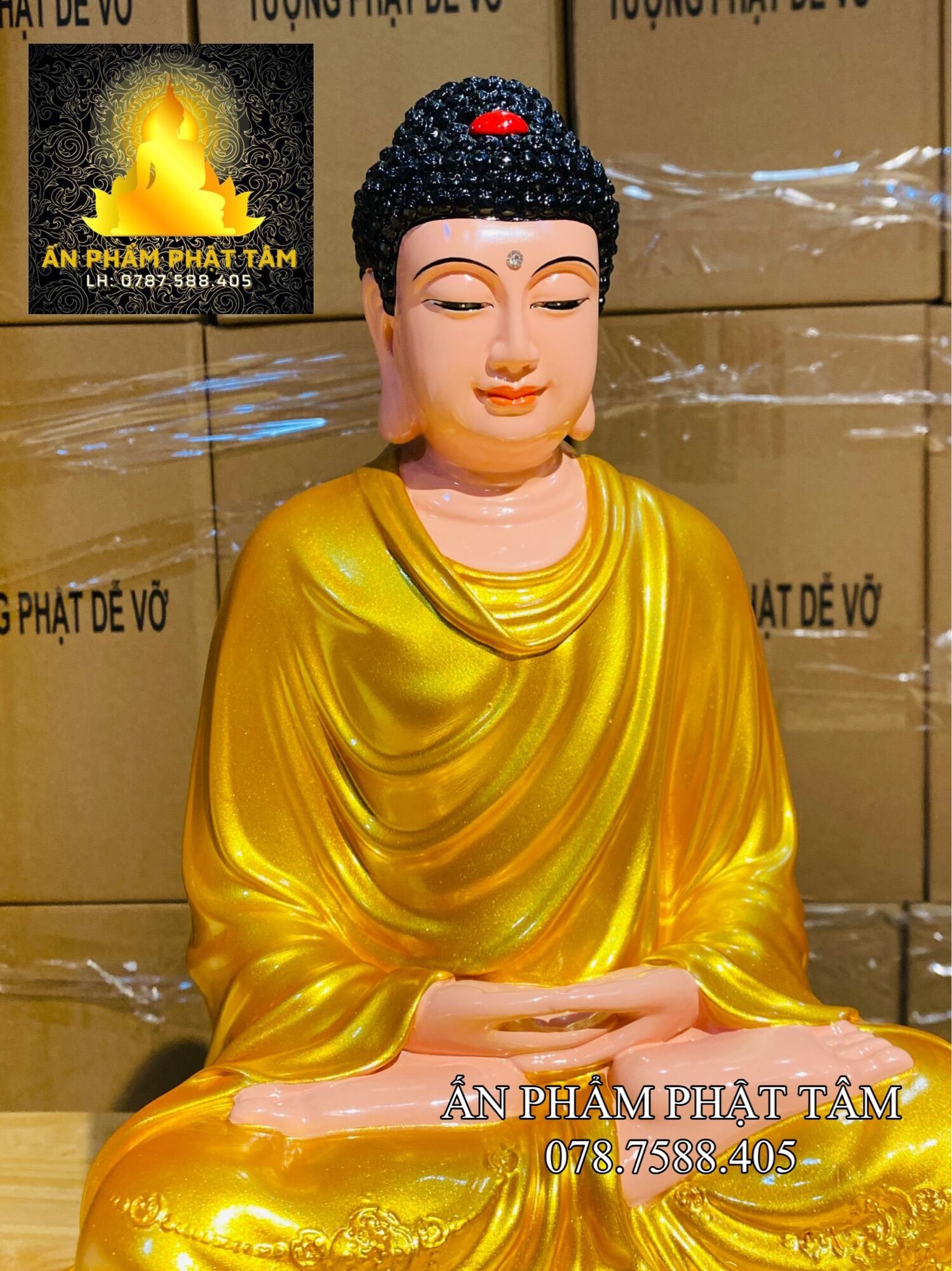 Tôn tượng Bổn Sư Thích Ca 40cm