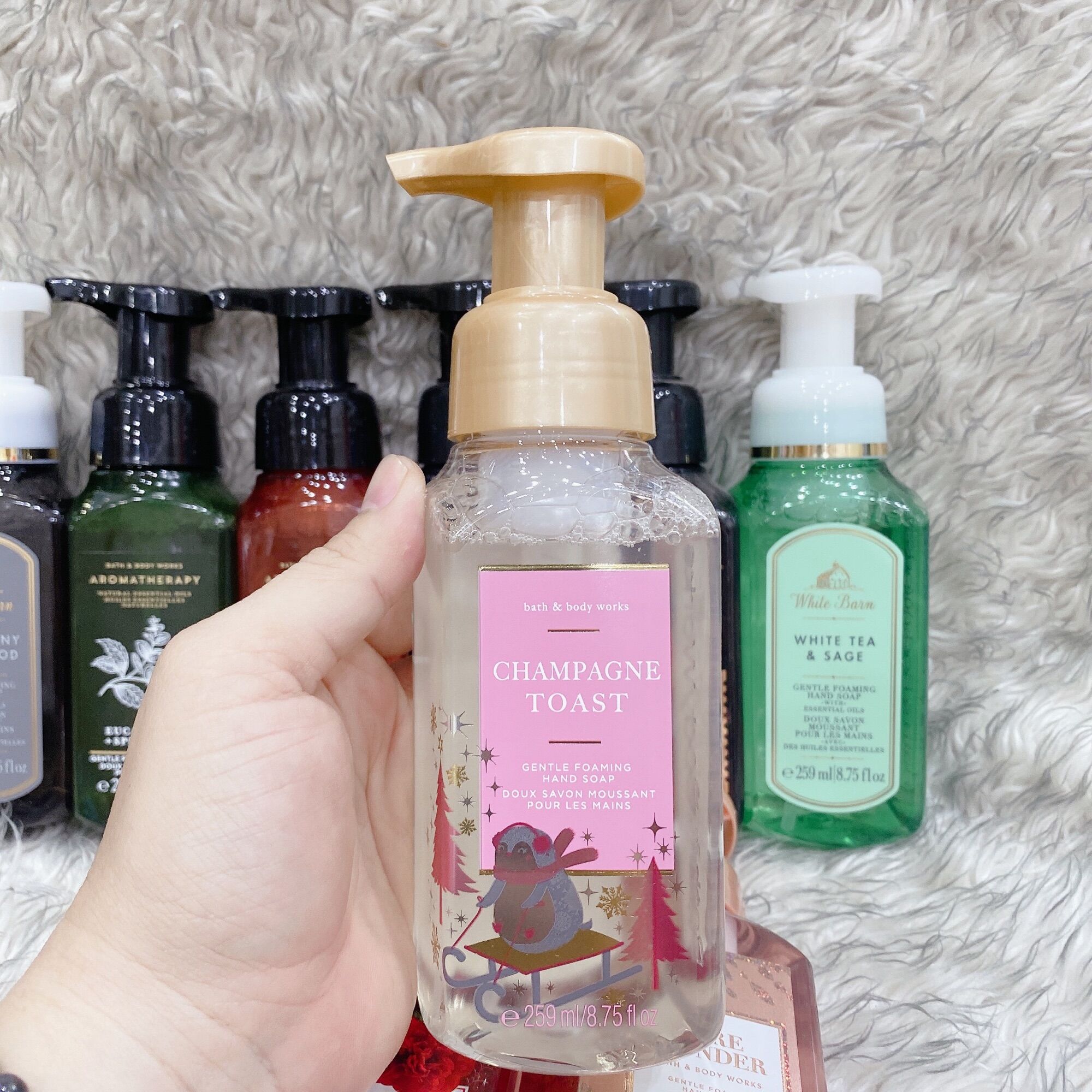 nước rửa tay tạo bọt bath & body works