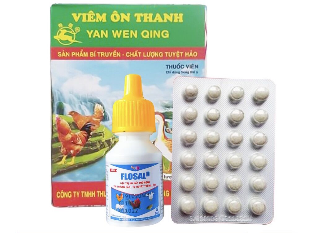 Flosal D + 2 Viêm ôn thanh Đ.ặ.c t.r.ị Khò khè, sổ mũi gà