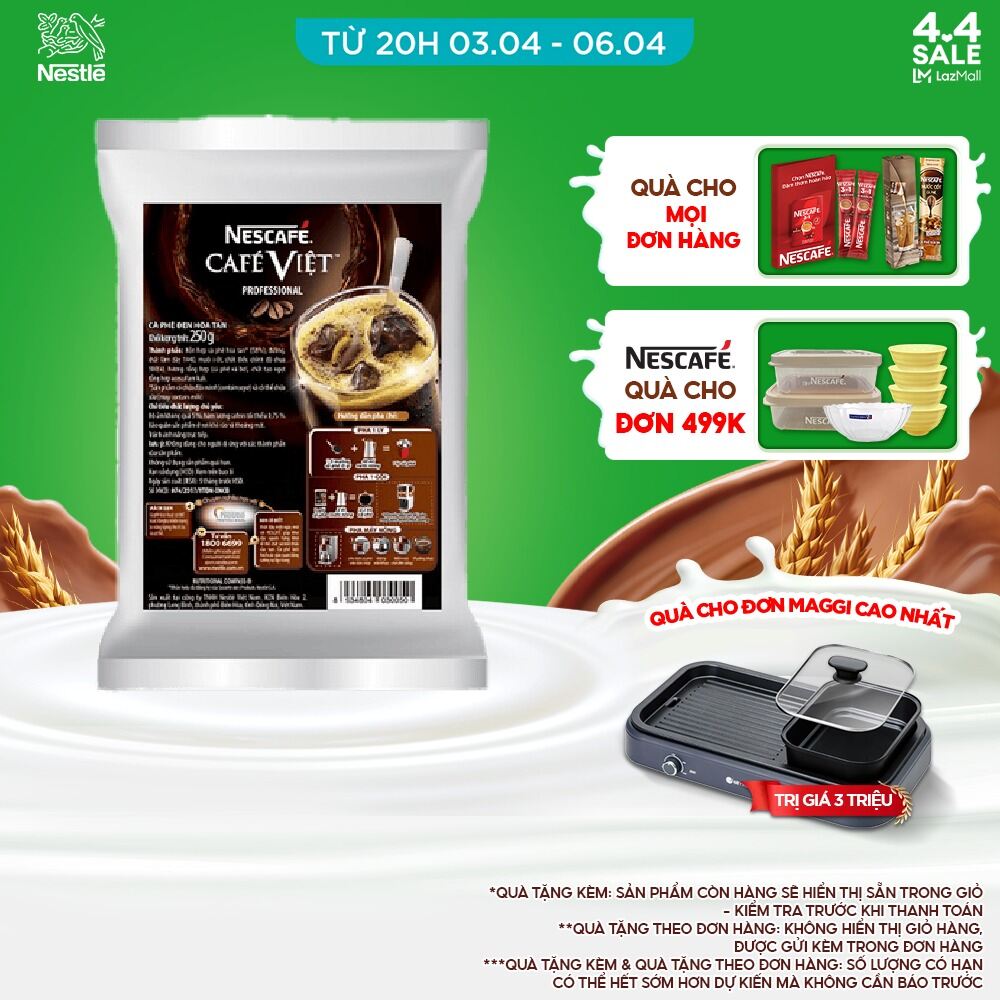 [FREESHIP TOÀN QUỐC] Cà phê hòa tan NESCAFÉ Việt (bịch 250g)