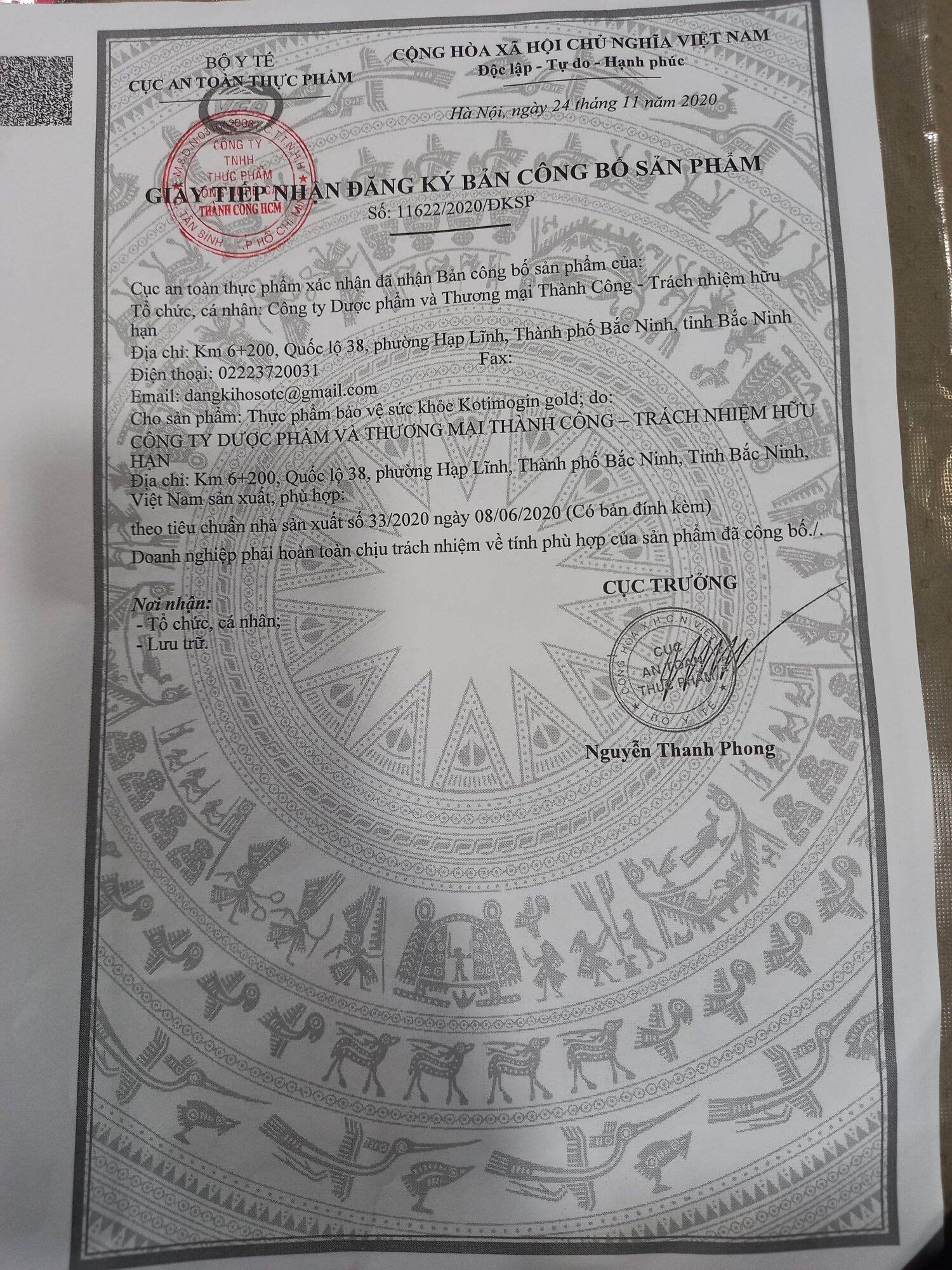 ĐÔNG TRÙNG KOTIMOGIN GOLD
