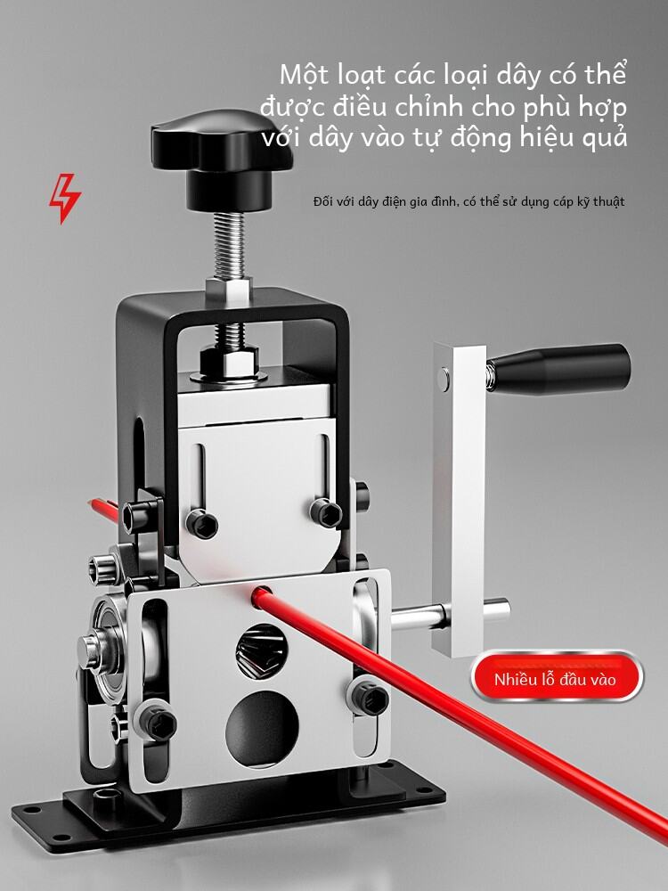 Điện Nhỏ Tuốt Dây Máy Dây Đồng Phế Liệu Tuốt Dây Dụng Cụ Tự Động Dụng Cụ Gọt Vỏ Dây Tẩy Da Máy. 