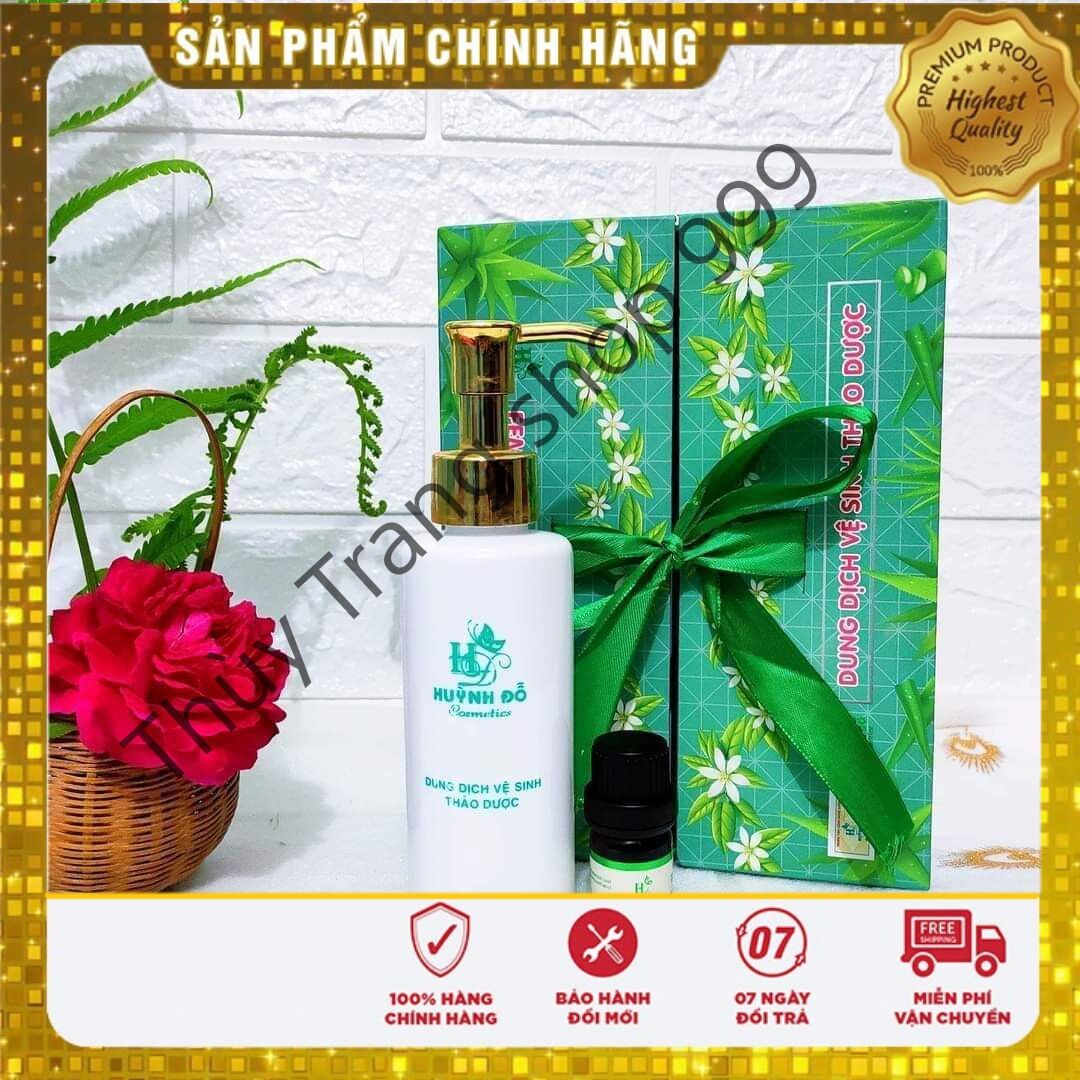 [TẶNG KÈM NƯỚC HOA VK] Dung dịch vệ sinh thảo dược Huỳnh Đỗ, kháng khuẩn khử mùi cho vùn kín luôn tươi trẻ