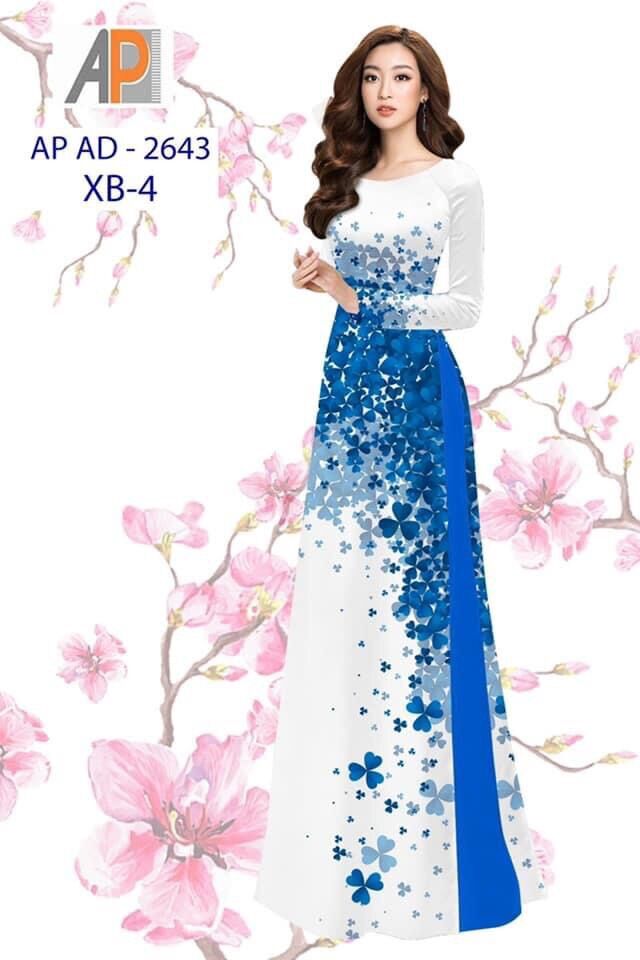 Vải áo dài cỏ ba lá
