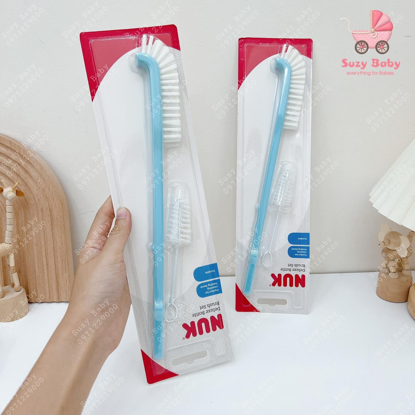 Bộ chổi cọ rửa bình sữa đa năng Nuk