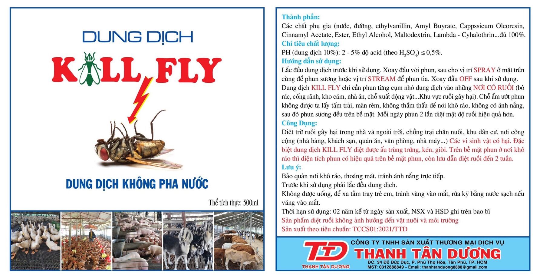 Dung dịch diệt ruồi dạng xịt - 450ml