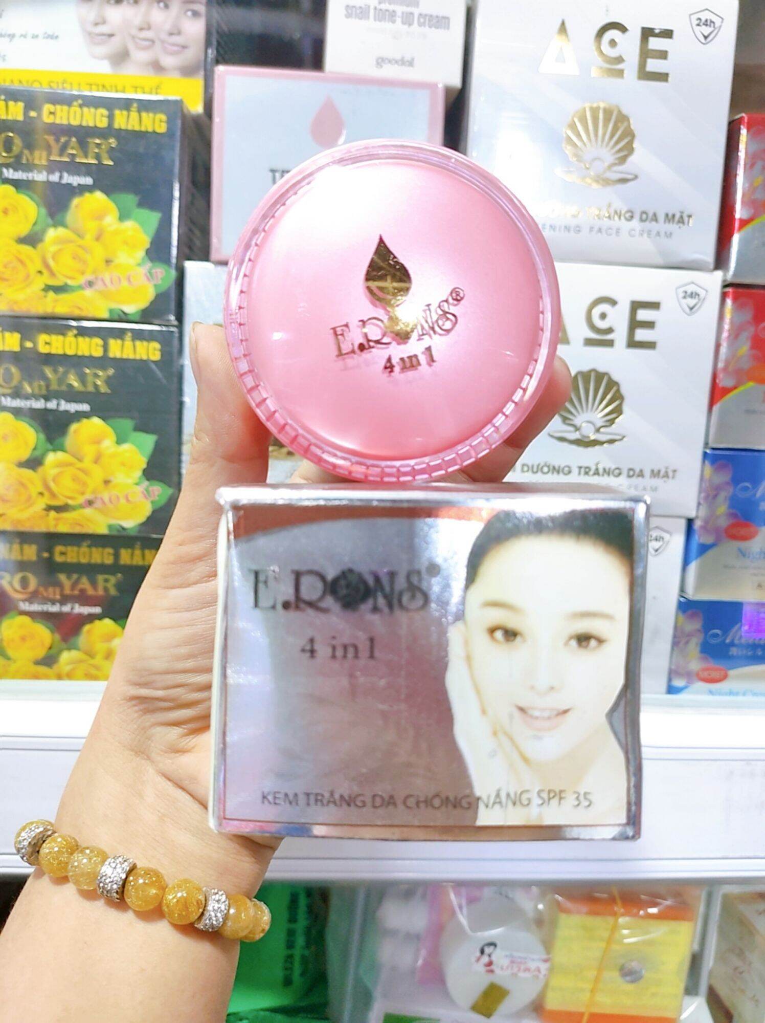 Kem dưỡng trắng da erons cao cấp tinh chất sữa dê 12g