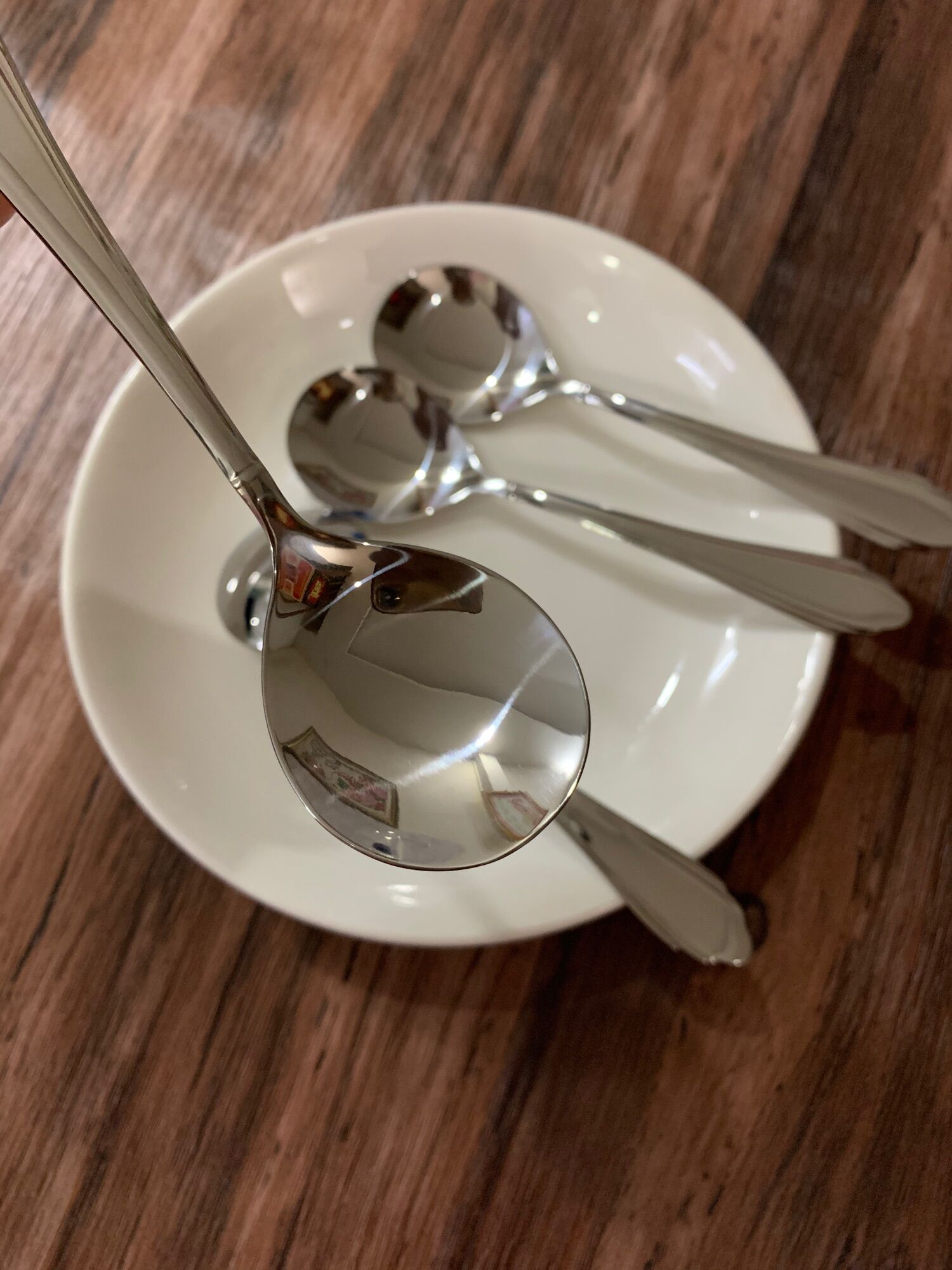 Muỗng inox cơm phở đầu tròn 1 cái