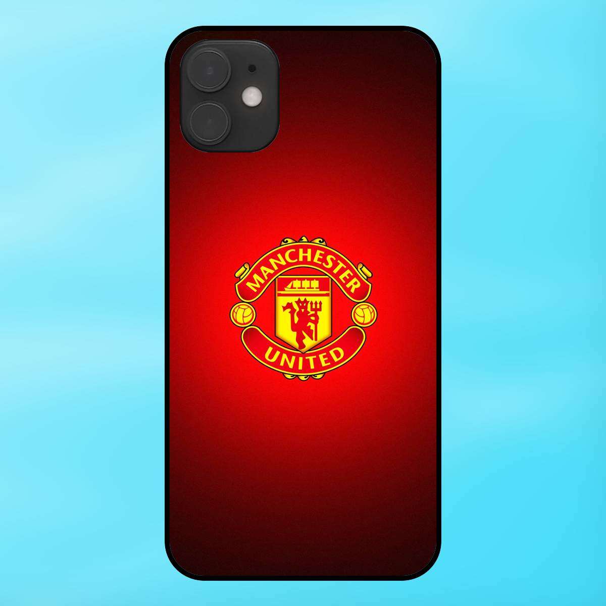 Ốp lưng điện thoại iPhone 11 viền đen CLB Bóng Đá MU