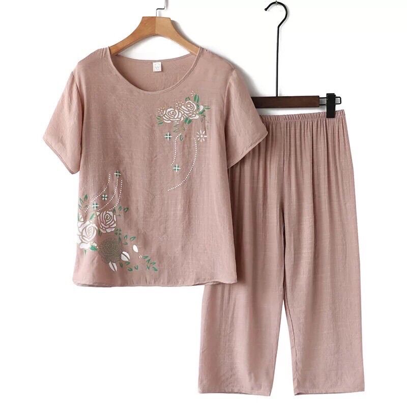 Bộ mặc nhà trung niên, bộ đồ mặc nhà trung tuổi u50 cho mẹ và bà