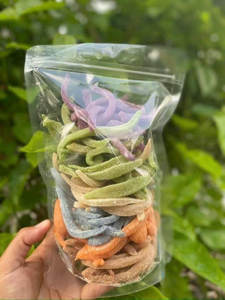 Mứt dừa non mix vị 500g (thiên nhiên)