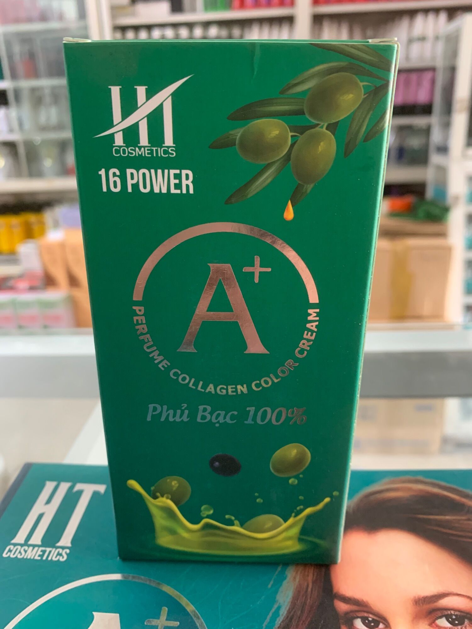 Nhuộm phủ bạc dưỡng tóc