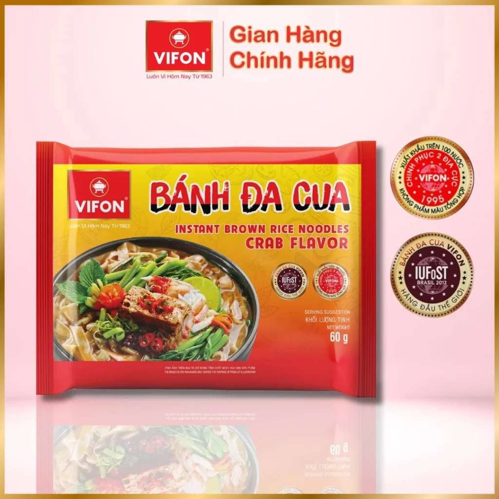 BÁNH ĐA CUA VIFON GÓI 60G
