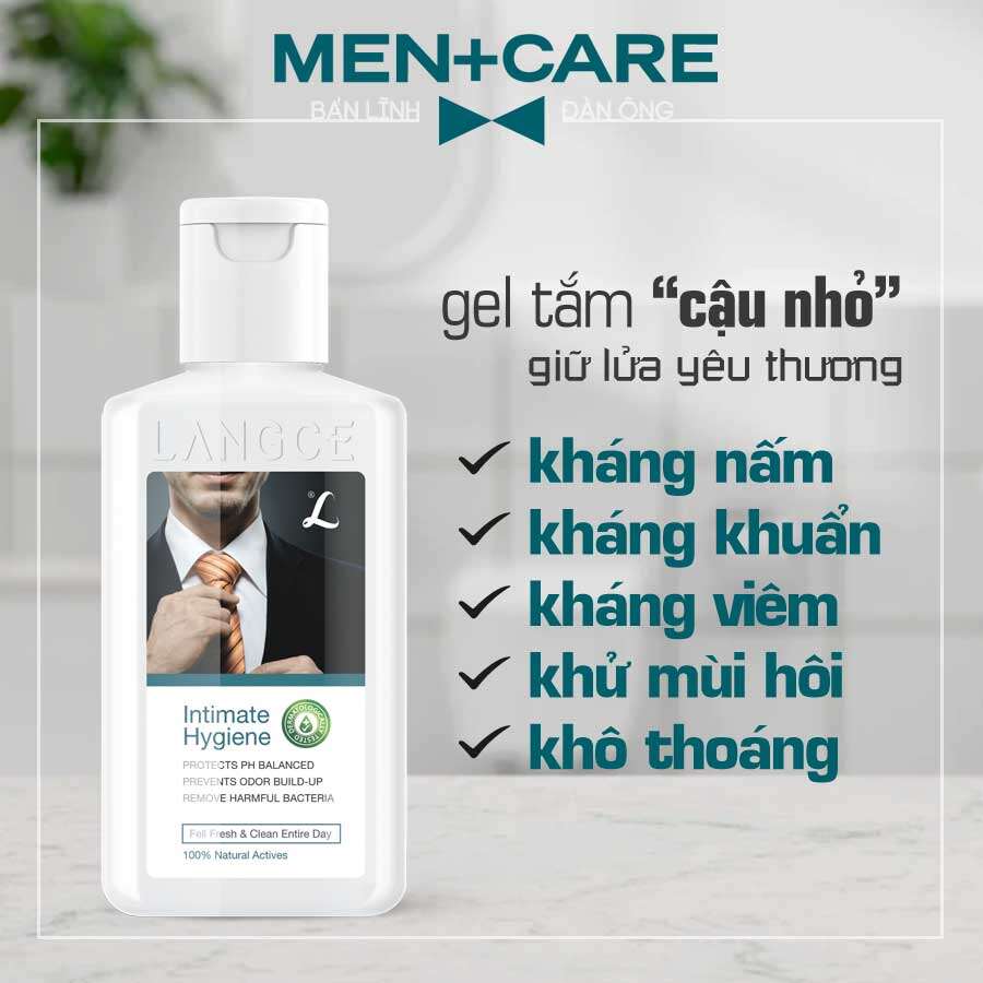 LANGCE GEL VỆ SINH VÙNG KÍN CHO NAM 100ml