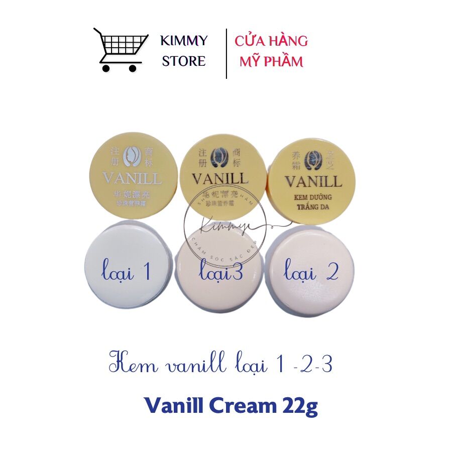 Lẻ hộp kem dưỡng trắng da 22g cô gái nhật vanill chuẩn