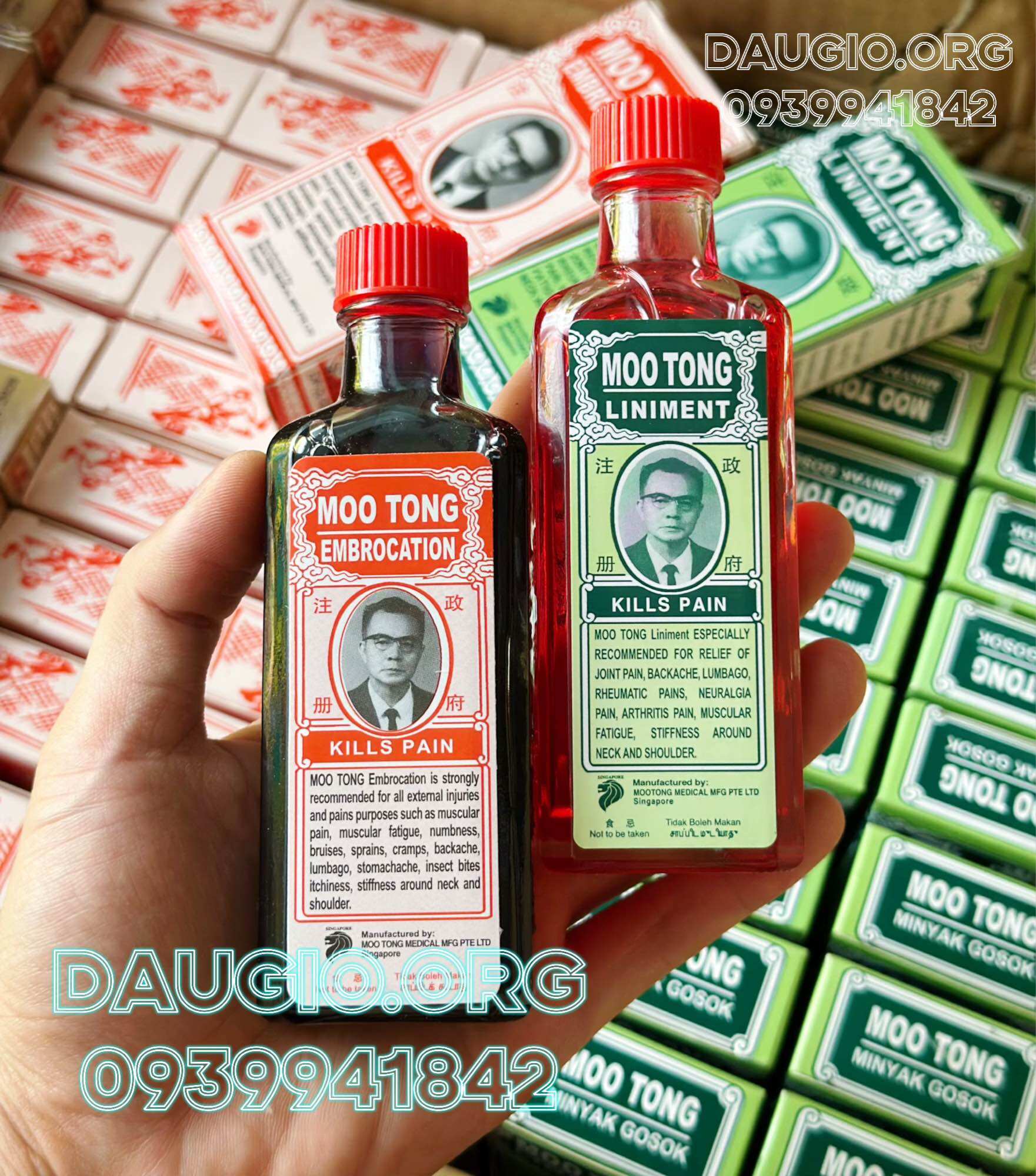 Dầu xoa bóp moo tong liniment/embrocation singapore