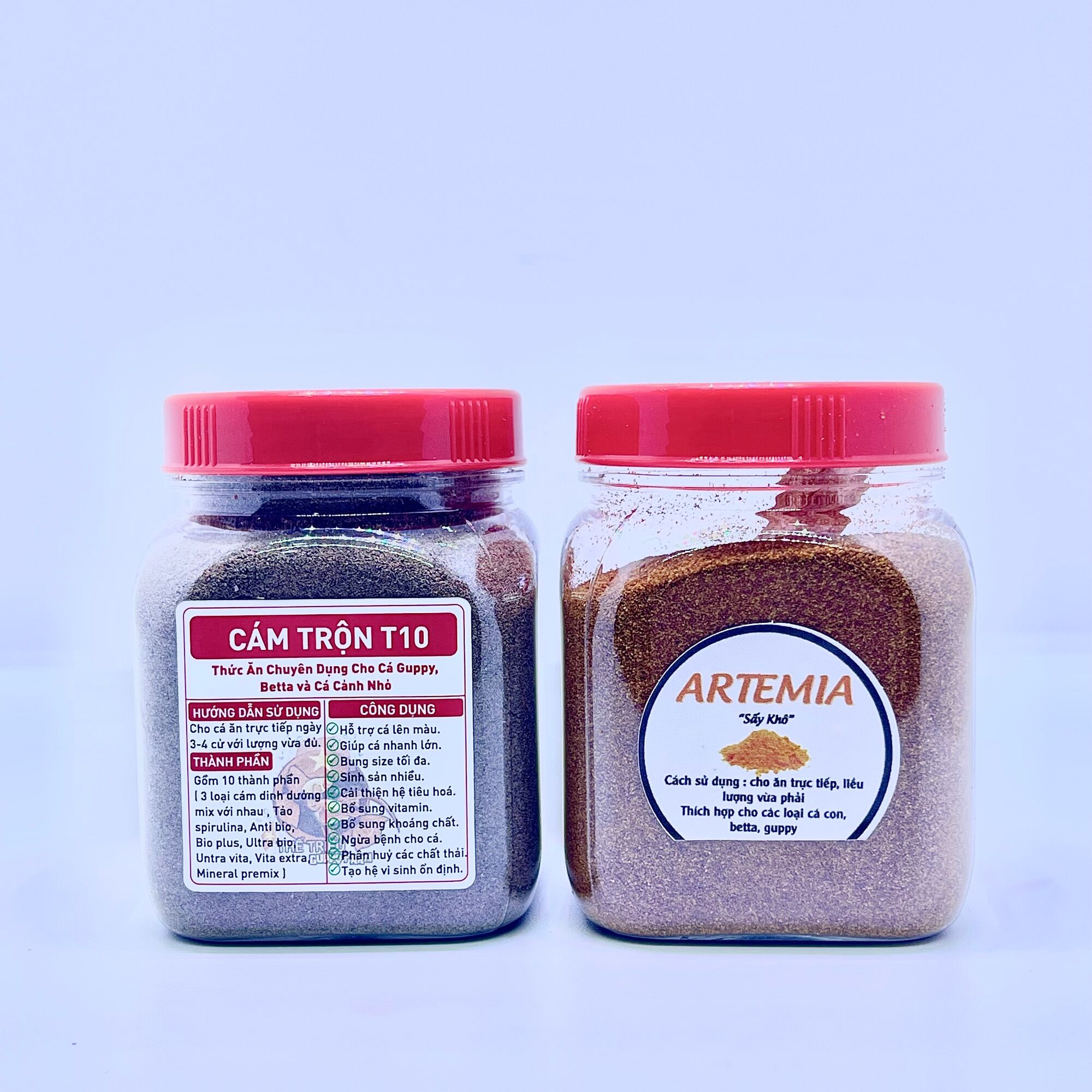 Combo cám trộn t10 + artemia sấy khô