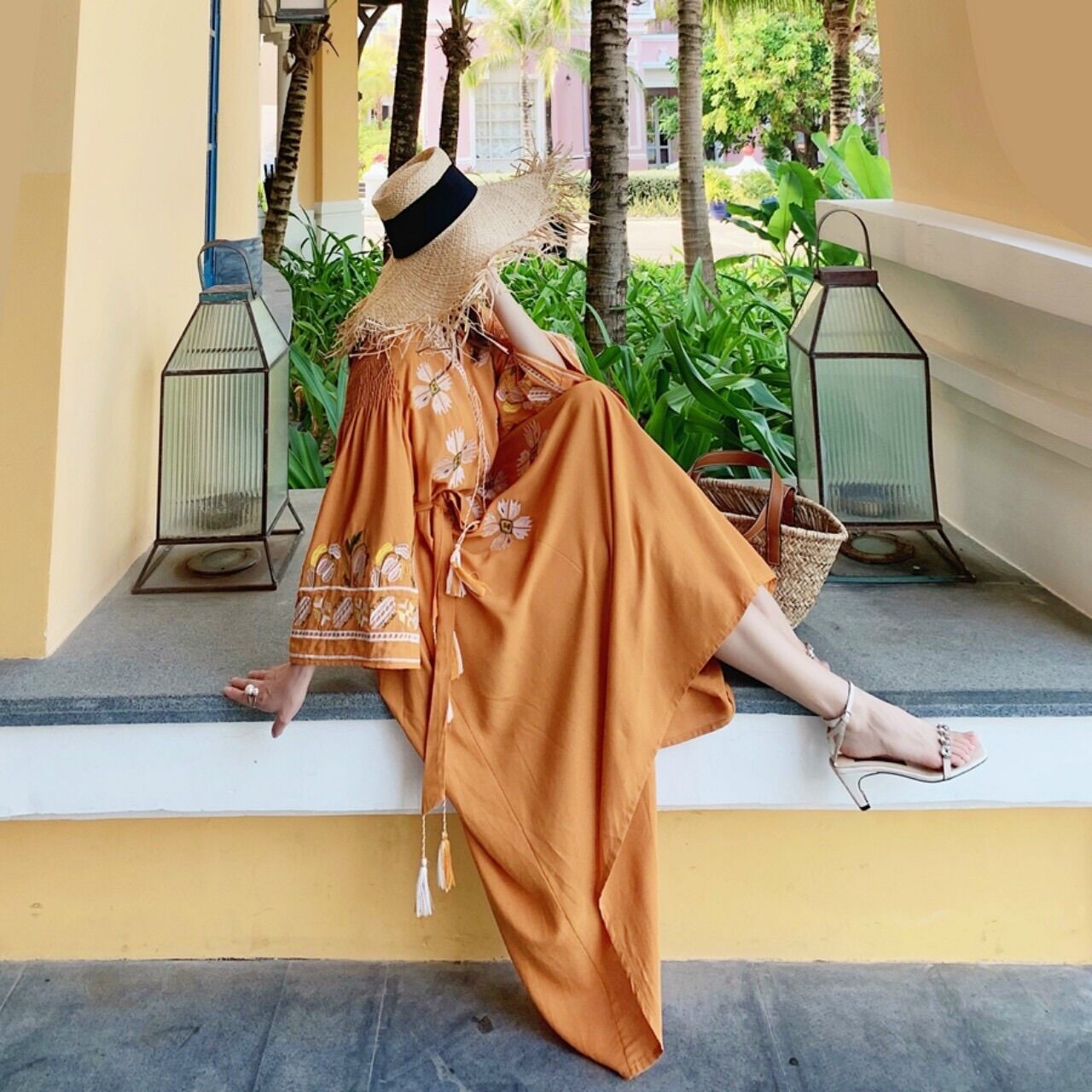 Đầm Thêu Phong Cách Boho