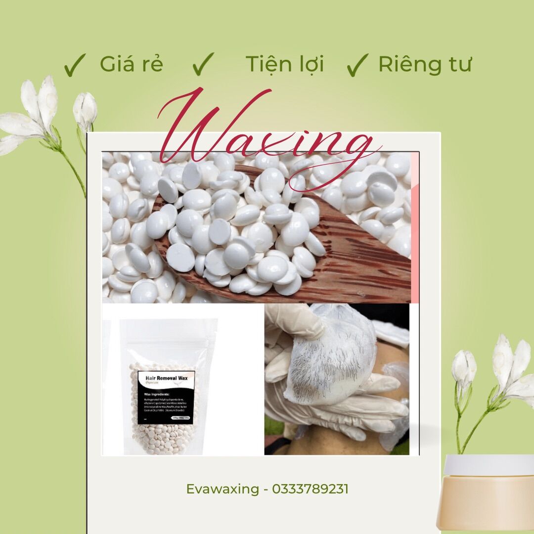 Hạt sáp wax lông sữa dừa cực thơm, siêu bám lông, siêu thơm