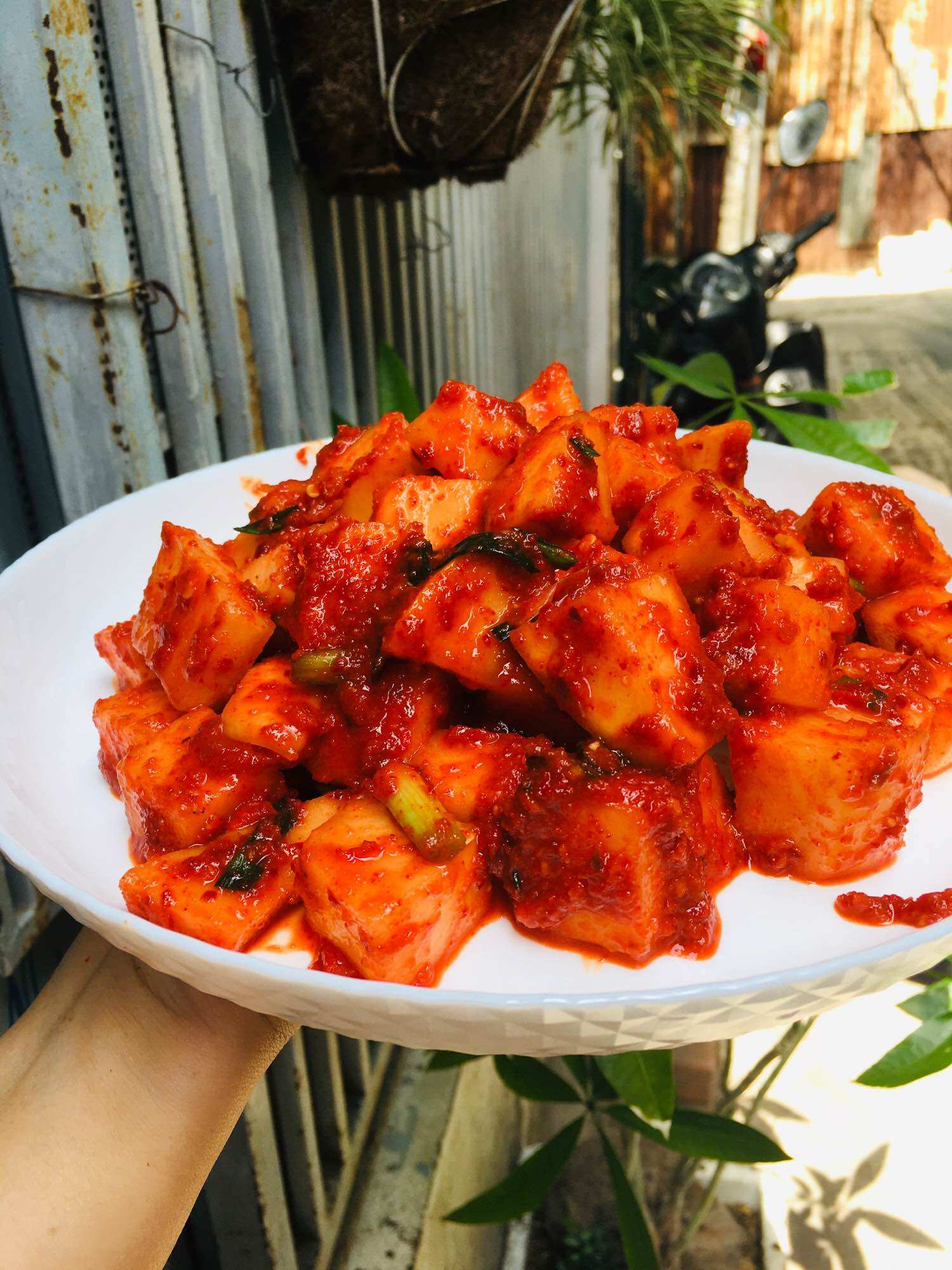 Kim chi củ cải trắng  (500gr)