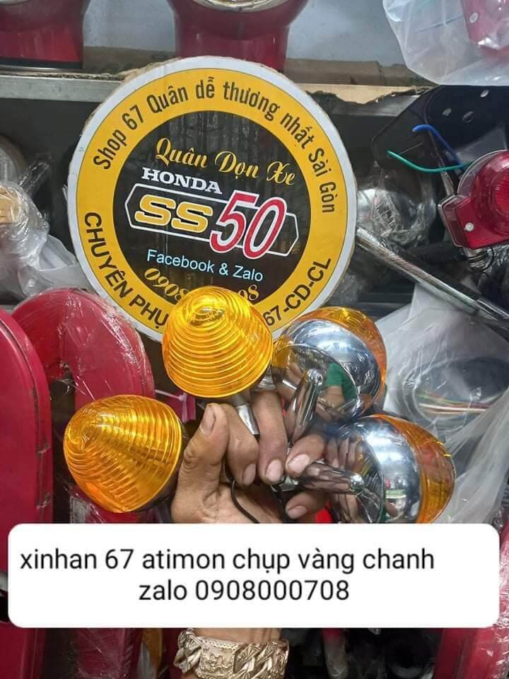 Xi nhan 67 atimon chụp vàng chanh, hàng gia công. dành cho mọi dòng xe 67 - 68 - cd - cl