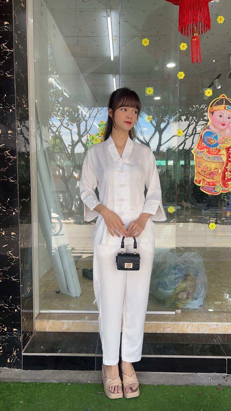ĐỒ LAM ĐI CHÙA MẪU NỮ LỤA GẤM HÀNG CAO CẤP LOẠI 1
