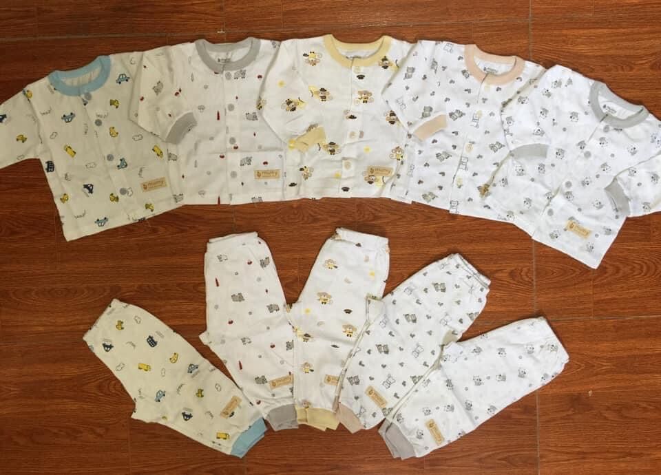 Bộ dài sơ sinh Mumy chất Organic cho bé sơ sinh