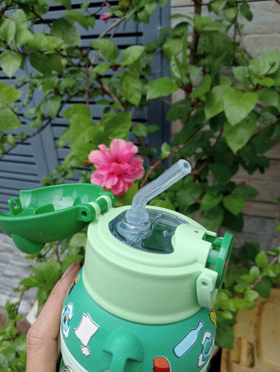 Bình nước vô cực Kun nhựa lúa mạch