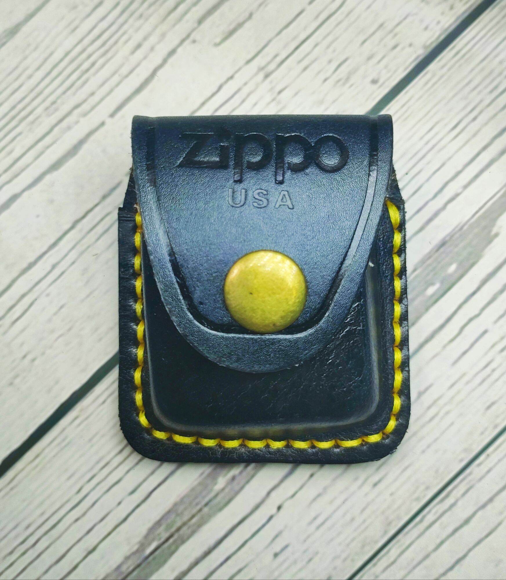 Bao da đựng Zippo, chất liệu da thật cao cấp